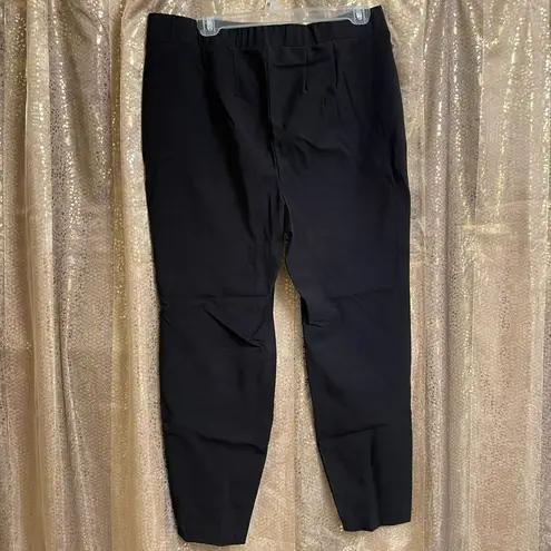 Lane Bryant  On The Go black skim ankle pants, size 14 NWOT