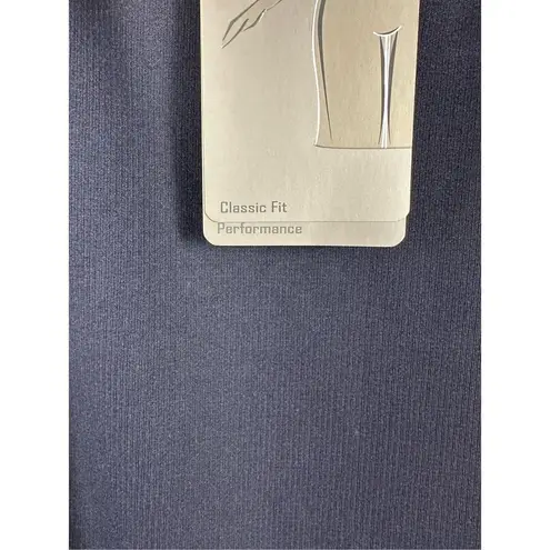 Tail Tech Waffle Tank Top Black Teal & White Edges Performance Fabric M NWT Size M