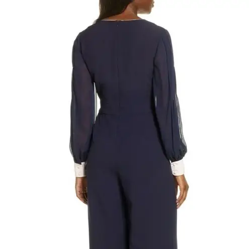 Harper Rose Navy Blue Long Sleeve Jumpsuit Size 10