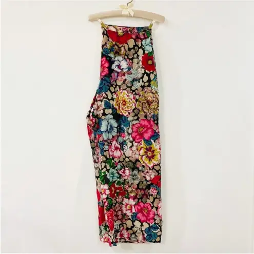 Johnny Was 100% silk floral pajama set NWT