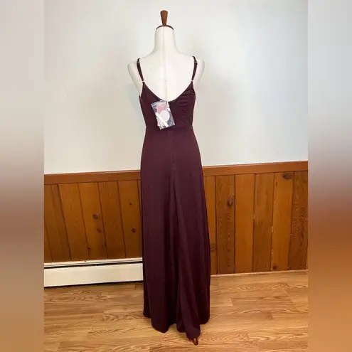 Birdy Grey Elegant New  Cabernet Jay Crepe Gown!