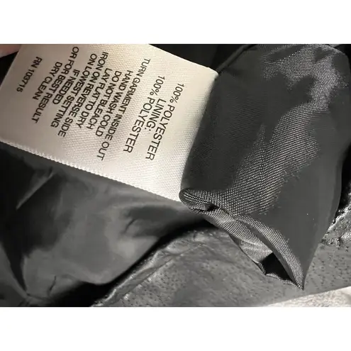 Valerie Stevens Skirt Women's Size 8 30 Black Faux Leather Pencil BPV-A