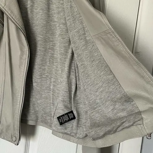 Rebecca Taylor Lamb Leather Biker Jacket - Size 12