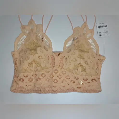 Intimately Free People NWT Adella Bralette in Electric Nectar Orange Mot Size S