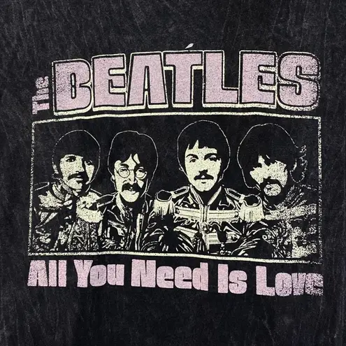 The Beatles All You Need is Love Mineral Wash Tshirt size Small