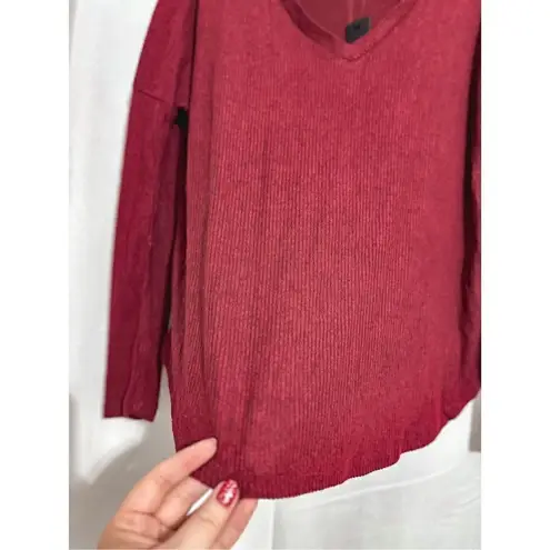 NWT Lulus super soft burgandy sweater Red Size M