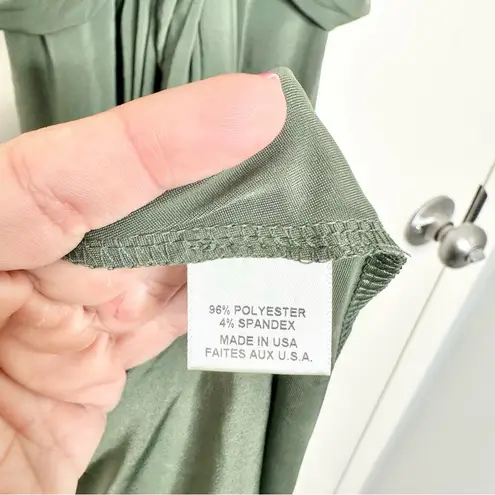 MISA Los Angeles NWT Domino Maxi Dress in Sage Green