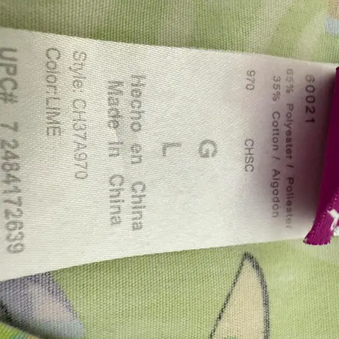 Disney Cheshire Cat Halloween Themed Women's Large scrub Top Nurse Green