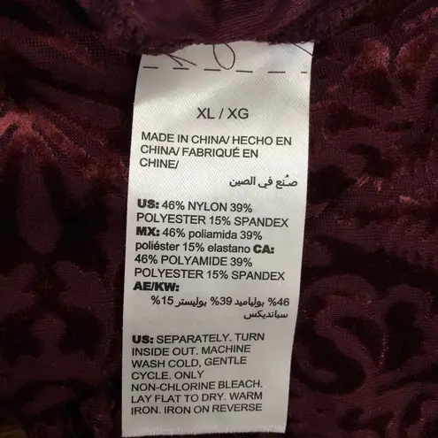 Soma Flocked Burnout Sleep Pants