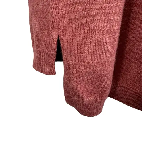 Cotton Emporium NWT Mauve Pink Bell Sleeve Tight Knit Sweater Tunic Size M