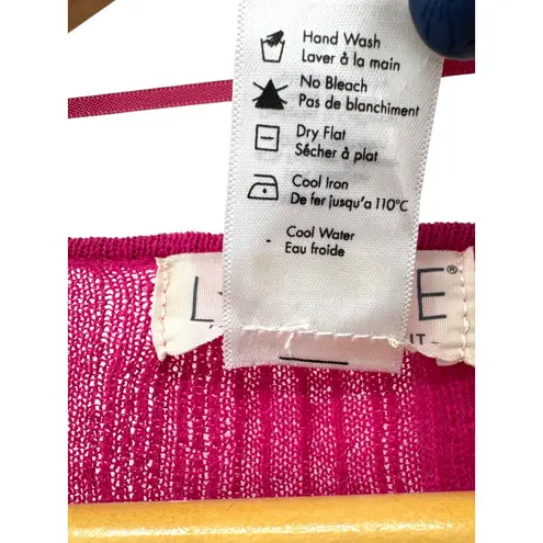 L Space Wailea Knit Cover Up Dress Pink Linen Blend Mini Boho Resort Beach S Size 10