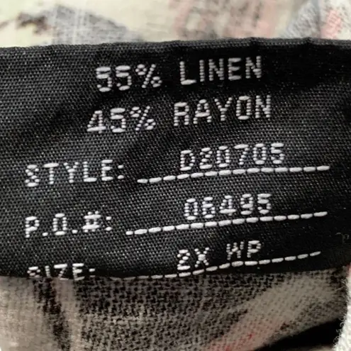 Vintage Copa Cabana Shirt Black Camp Collar Hawaiian Floral Print Short Sleeve Size undefined