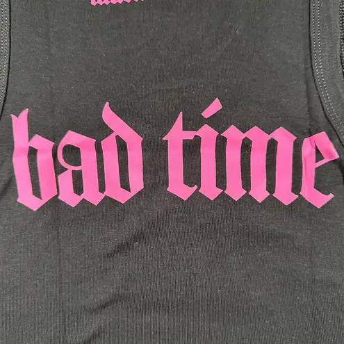 Laura Marano Good Time Bad Time Tank Top Womens L Crop Shirt Music Band Tour Black Size L
