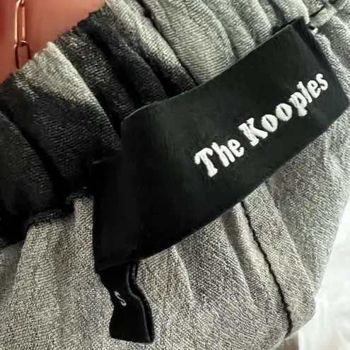 The Kooples White and Green Knee-Length A-Line Skirt