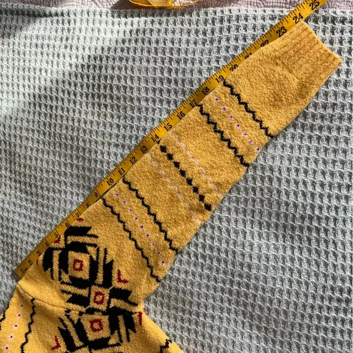 Vintage Casual Corner Wool Blend Fair Isle Sweater Womens Large Yellow Shirt Top