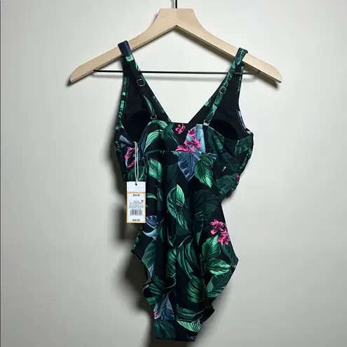 Kona Sol Tropical Leaf Print Swimsuit Size Small New With Tags