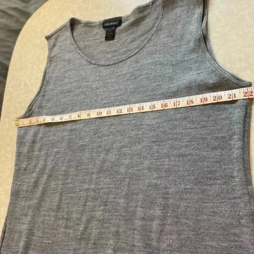 Lane Bryant  Gray Light Sweater Tank Top Plus‎ Size 18/20