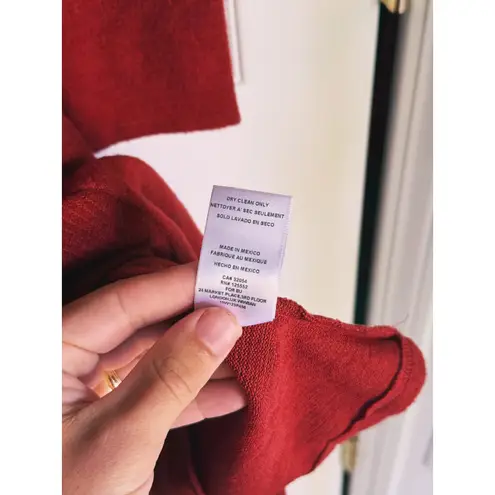 Dolan Left Coast Anthropologie Piper Orange Fit & Flare Dress S Fall Academia