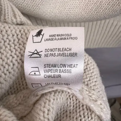 Saltwater Luxe Sun Sand Surf Sweater, Cream, 100% Acrylic Beach Coastal Pullover