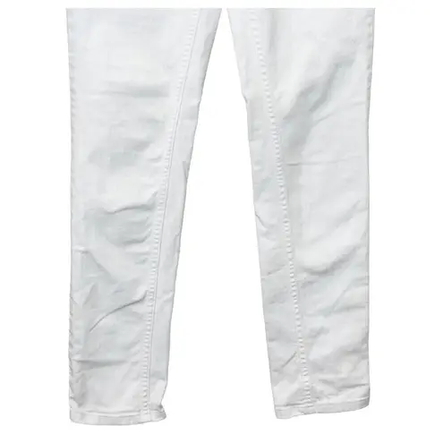 ANINE BING Frida Skinny Jeans Women’s Size 25 White Button Fly Stretch Denim