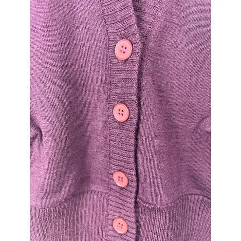 Vintage Rafique Wool Blend Sweater Vest – Purple – Made in Hong Kong – Academia Size L