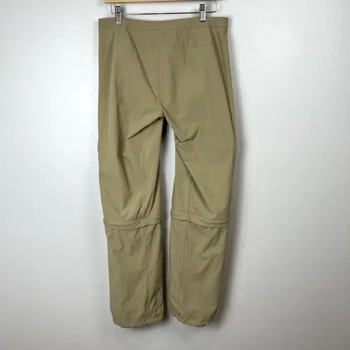 Mountain Hardwear  Womens Yuma Convertible Nylon Pants Size 8/32 Tan LIGHT STAINS