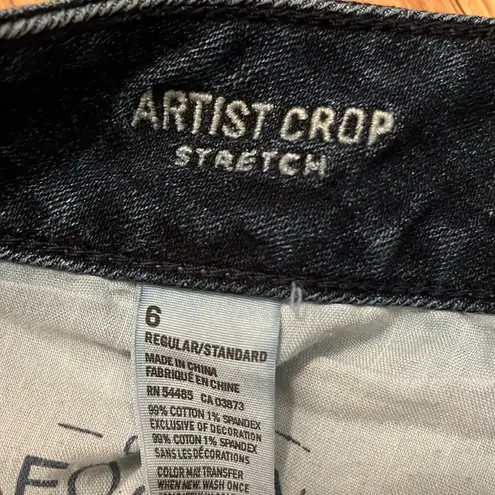 American Eagle  artist crop stretch jeans size 6