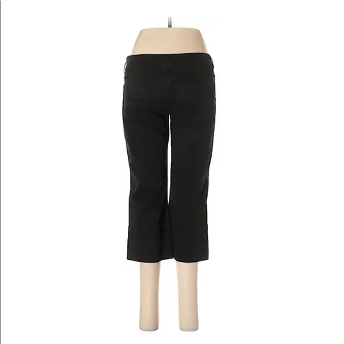 Burberry  Black Capri Nova Check Detail Sz8