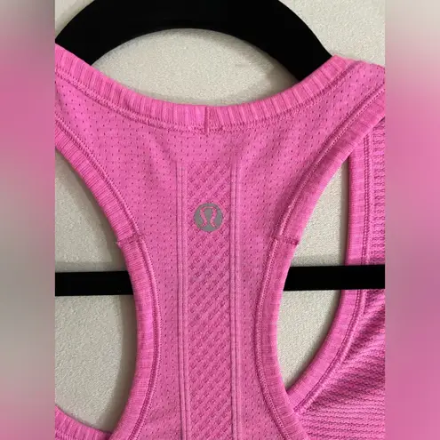 Lululemon  Swiftly Racers Back Tank Top Pink Size 8