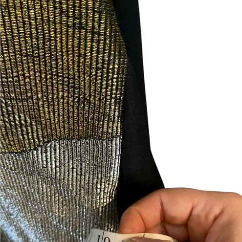 Vintage Gold Silver Lame Button