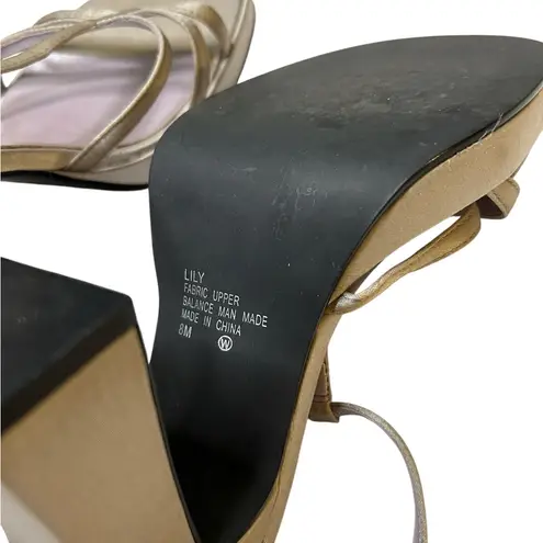 Mudd Vintage  Lily Lavender Strappy Heels | Scalloped Heel size 8 • Y2K Bratz