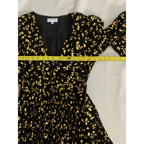 Lost + Wander All Glitters Mini Dress Size small Black