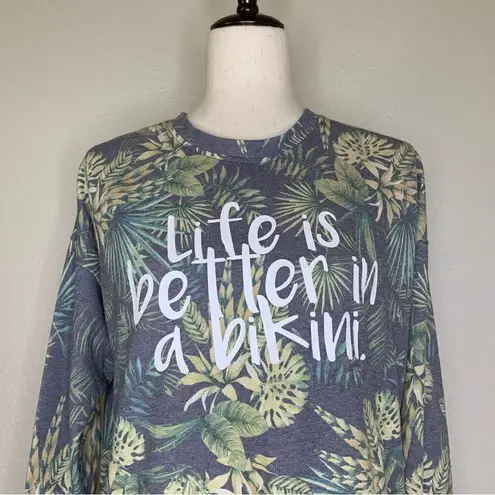 Body Glove “Life is Better in a Bikini” Women’s Long Sleeves Top