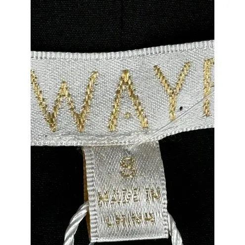 WAYF  Houndstooth Blazer Jacket Double-Breasted Womens Size S Brown & Tan Wool Bl