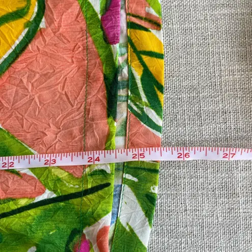 Jams World Jam’s World Women’s Tropical Hawaiian Print Shirt in Fern Ridge Size XL