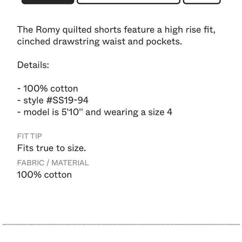 Sea New York Romy Quilted Shorts Sz 6 Powder Pink