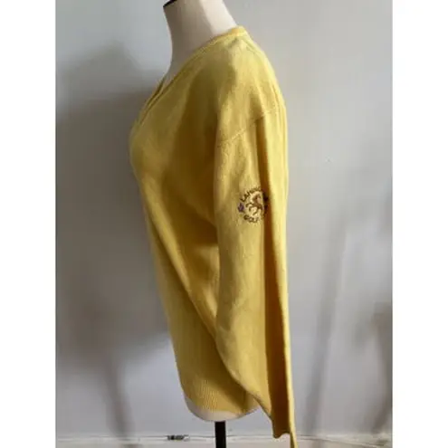 90s LYLE & SCOTT Yellow V