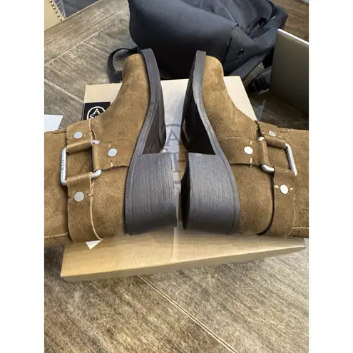 Ash 50mm Texas Suede Boots Women's Size 39 US @ 8.5 424144 Land Moto Boho