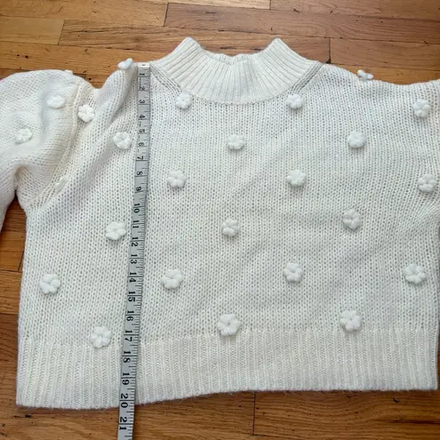 Farm Rio 3D Floral Pullover Sweater Size XL