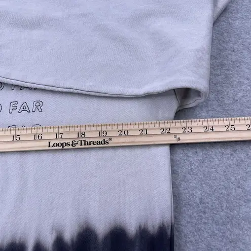 Peloton Daydreamer Together We Go Far Tie Dye Cropped Sweatshirt Size Medium