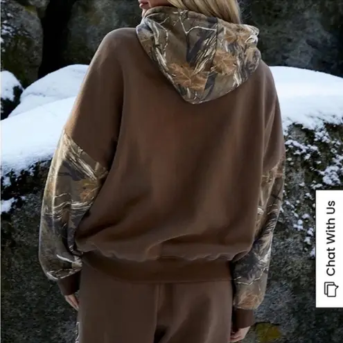 Playboy  By PacSun Camo Layered Hoodie