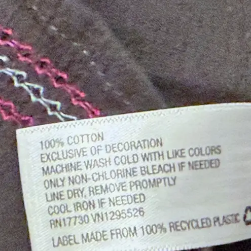 Mossimo Supply Co Gray Embroidered Cami Tank Top Womens M Medium Boho Shirt