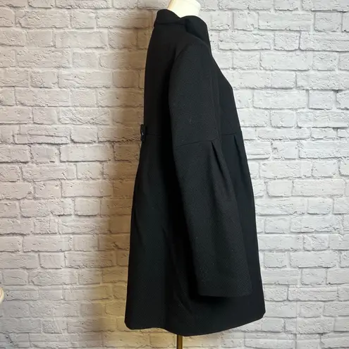 Un Deux Trois Paris Black Wool Double