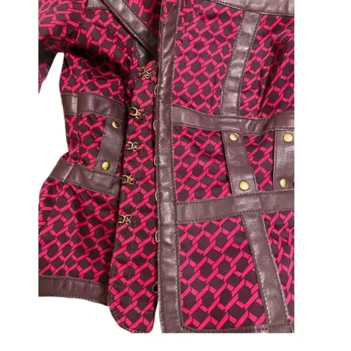 Arden B Pink/Purple Leather Jacket