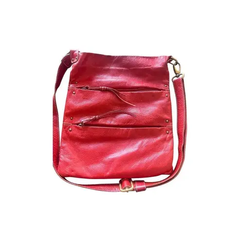 AVORIO Messenger Leather Bag Leather Made In Italy Black