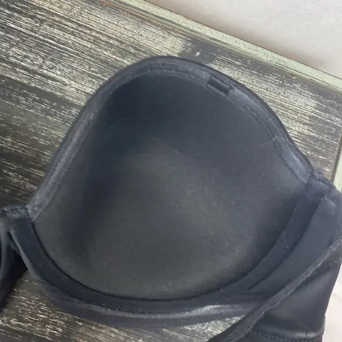 Wacoal Black Red Carpet Strapless Underwire 854119 Bra 36D NEW