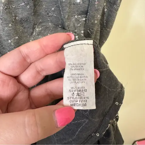 Acemi sequin tunic top size medium