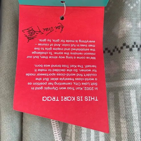 Kari Traa PERLE LS Green Patterned Women's Baselayer NWT Size M