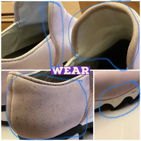 iRi NEW YORK LILAC PURPLE NEOPRENE THICK SOLE SLIP ON SNEAKERS (37.5) Size 6.5