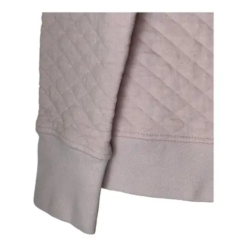 Spyder Sweatshirt Womens S Pink Long Sleeve Snap Mock Neck Quilted Pullover